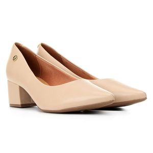 Scarpin Vizzano Bico Fino Feminino Bege