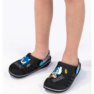 Babuche Infantil Sonic Speed Grendene Kids Menino Preto