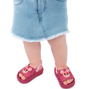 Babuche Bebê Disney Minnie Queridos Grendene Kids Menina Rosa
