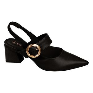 Sapato Chanel Bebecê Feminino Preto