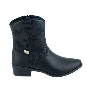 Bota Infantil Kidy Folk Menina Preta