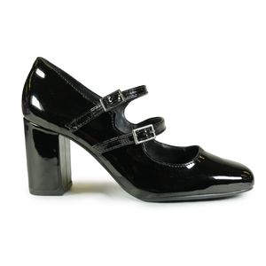 Sapato Feminino Tiras Fivela Via Marte Preto