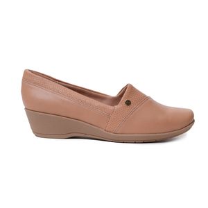 Sapato Mocassim Nude Piccadilly Feminina