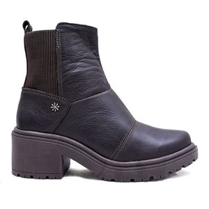Bota Coturno New Face Feminina Marrom