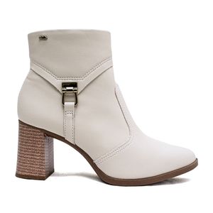 Bota Cano Baixo Dakota Almeria Feminina Off White
