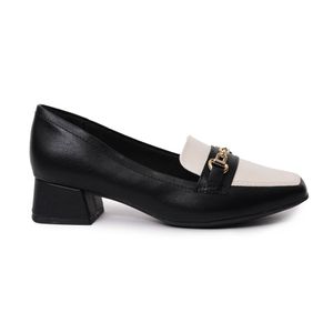 Sapato Mocassim Salto Grosso Piccadilly Feminino