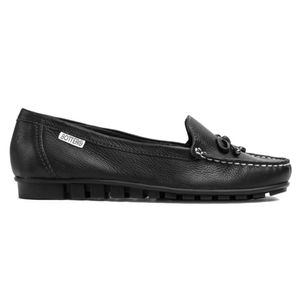 Sapato Feminino Mocassim Couro Bottero Preto