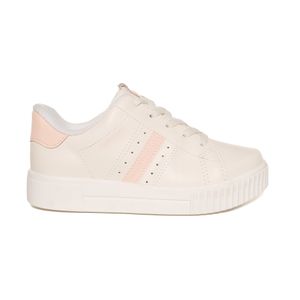 Tênis Pink Cats Casual Juvenil Off White