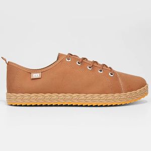 Tênis Casual Moleca Tratorado Feminino Marrom