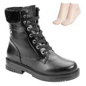 Bota Coturno Moon e Meia Feminino Preto