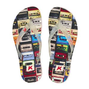 Chinelo Kenner New Summer Mix Tape Masculino Branco