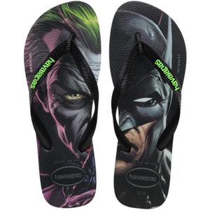 Chinelo Havaianas Top Heróis DC Unissex Preto