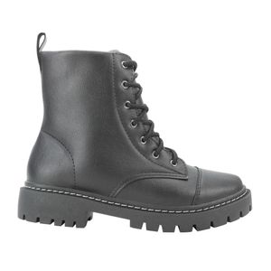 Bota Coturno Valesca Feminino Preto