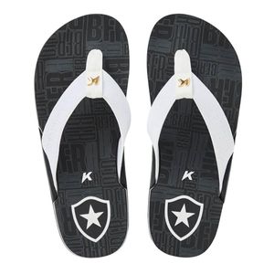 Chinelo Kenner Nk6 Ampass Botafogo Masculino Preto