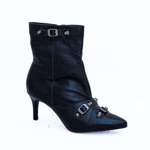 Bota Bico Fino Usevertice Feminina Preta