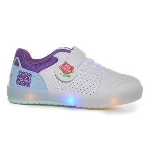 Tênis de Led Kidy Hype Gato Galáctico Juvenil Branco