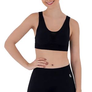 Top Esportivo Lupo Attack 2 Nadador Sem Bojo Feminino Preto