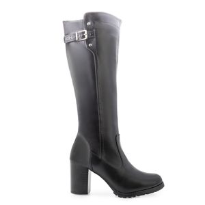 Bota Cano Alto Pink Moon Feminina Preto