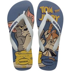 Chinelo Havaianas Top Warner Classics Unissex Azul