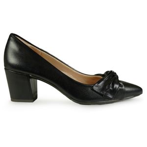 Sapato Feminino Scarpin Laço Kult Preto