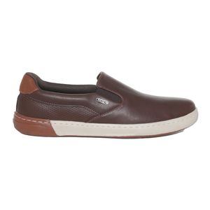 Tênis Cazzac Casual Couro Masculino Marrom