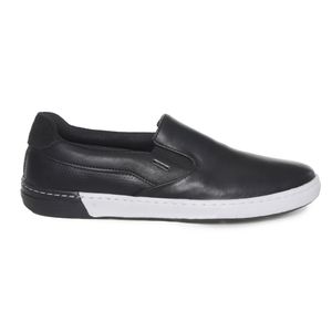 Tênis Cazzac Casual Couro Masculino Preto