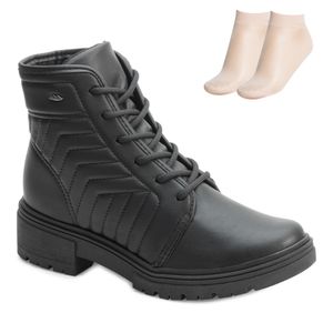 Bota Coturno Dakota e Meia Feminino Preto