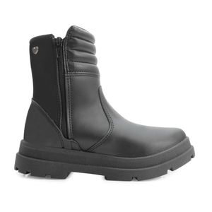 Bota Cano Médio Kidy Menina Preto