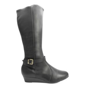 Bota Cano Alto Modare Feminino Preto (Tamanhos Especiais)