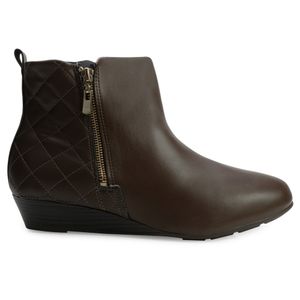 Bota Cano Curto Modare Feminino Marrom (Tamanhos Especiais)