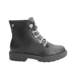 Bota Coturno Molekinha Menina Preto