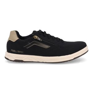 Sapatênis Pegada em Microfibra Masculino Preto