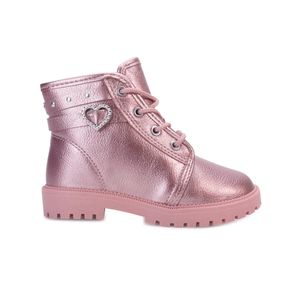 Bota Coturno Molekinha Menina Rosa