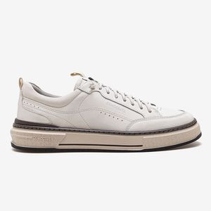 Tênis Casual Denim Foster Democrata Masculino Off White
