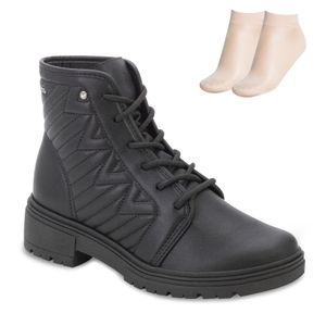 Bota Coturno Dakota e Meia Feminino Preto