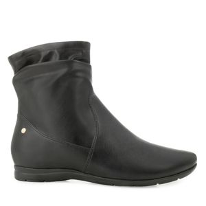 Bota Cano Curto Comfortflex Feminino Preto (Tamanhos Especiais)