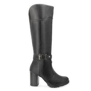 Bota Cano Alto Pink Moon Feminino Preto