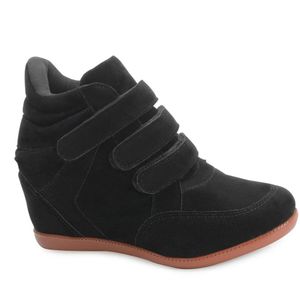 Tênis Casual Sneaker Ana Lucia Feminino Preto