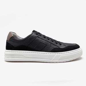 Tênis Casual Denim Wide Democrata Masculino Preto