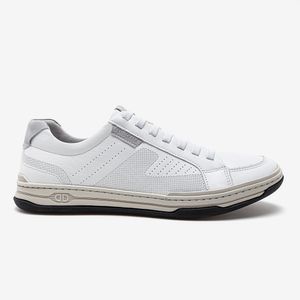 Tênis Casual Denim Jay Democrata Masculino Off White