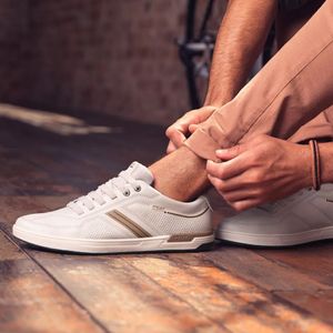 Sapatênis Pegada Microfibra Masculino Off White