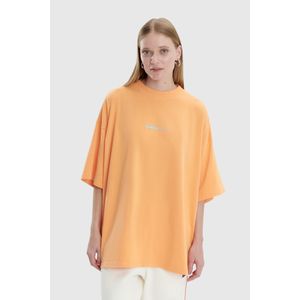 Camiseta Unissex Baw X Diadora New Over Colors Laranja