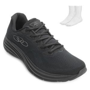 Tênis Olympikus Index 3 e Meia Masculino Preto
