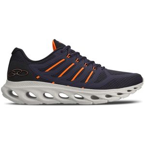 Tênis Esportivo Olympikus Cyber 4 Masculino Marinho e Laranja