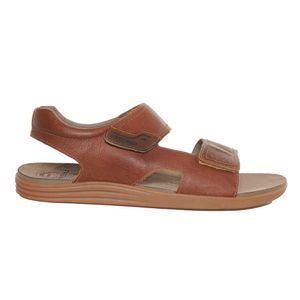 Sandália Masculina Velcro Free Way Marrom