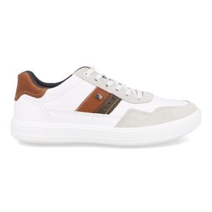 Sapatênis Pegada Couro Masculino Branco