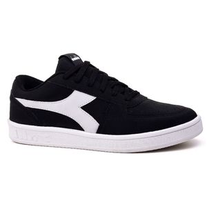 Tênis Casual Unissex Diadora Playmaker Preto e Branco