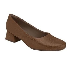 Sapato Scarpin Piccadilly Conhaque Feminino