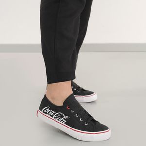 Tênis Coca Cola Shoes Woster Canvas Feminino Preto