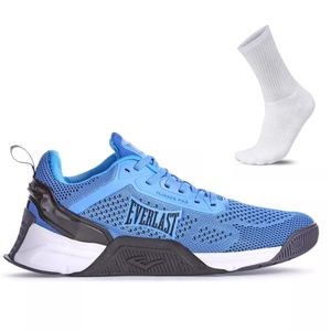 Kit Tênis Everlast Edição Climber Pro + Par de Meias Masculino Azul